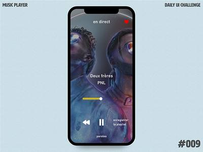 Daily UI Challenge 009 - Music Player