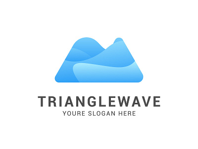 Waves Logo branding design illustration logo minimal typography ui vector