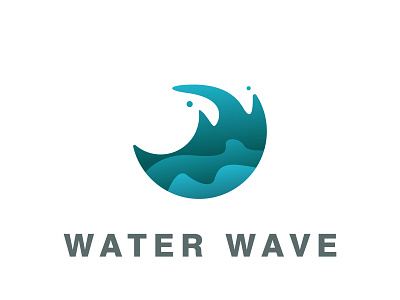 Circle wave Simple Logo branding illustration logo ui vector website