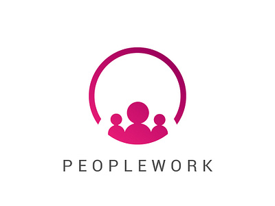 People Logo app branding clean design icon illustration ios logo minimal ui vector web