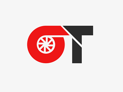 Original Tuning Logo branding design flat illustration lettering letters logo o letter ot letter ot letter logo t letter