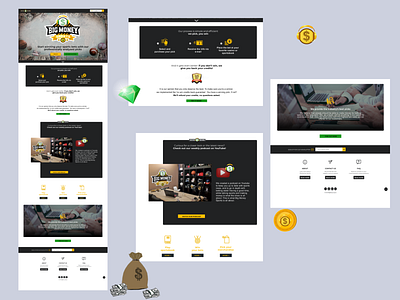 Website Design - Landing page - Online sports betting