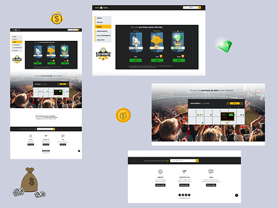 Website design - Picks page - Online sports betting asset design bets branding figma figmadesign interfacedesign online photoshop picks sports ui userinterface
