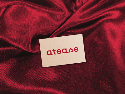Atease brand identity: stationery & other applications ✨