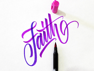Calligraphy - Faith