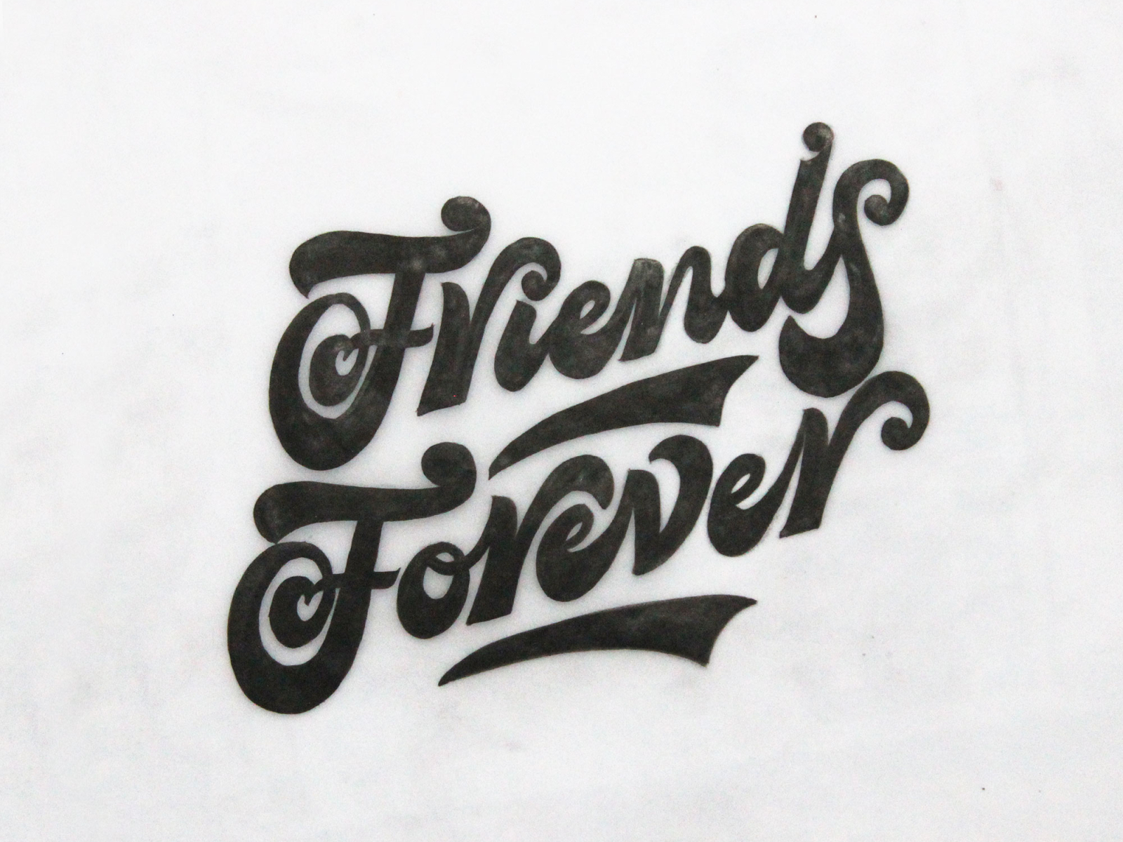 Friends forever stock illustration Illustration of drawing  137128276