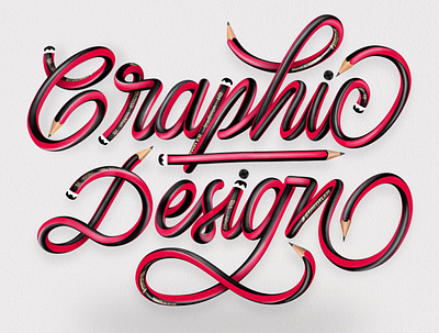 Graphic Design 3d calligraphy calligraphy and lettering artist calligraphy design challenge design desing graphic design lettering pencil