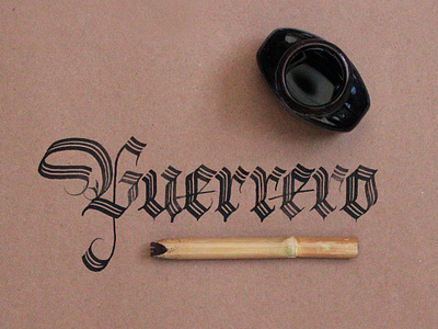 Guerrero calligraphy calligraphy design design