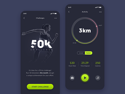 Running App Design.