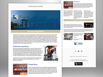 Sihle Insurance Group Email Template campaigns digital marketing email design graphic design marketing