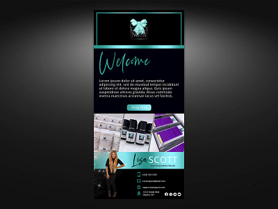 Beaute Box Noir Email Template campaign digital marketing email campaign email design graphic design marketing