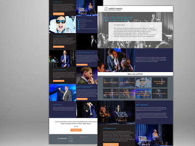 Anders Hansen Landing Page adobexd graphic design landingpage ui uidesign userinterface webdesign