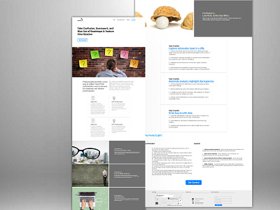 ProductLight Landing Page graphic design landing page ui user interface design web design