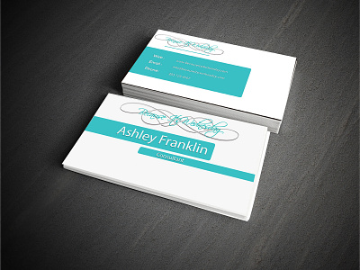 Because It's Wednesday business card business card design graphicdesign print design