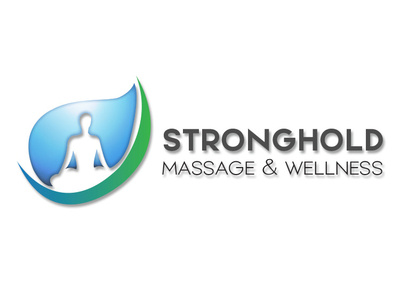 Stronghold Massage & Wellness branding graphic design logo vector