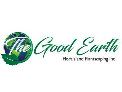 The Good Earth Plantscaping branding design graphic design logo vector