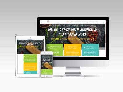 The Crazy Caterer ui uiux ux web web design website website builder website design