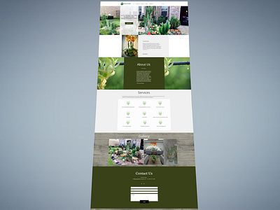 The Good Earth Plantscaping ui uiux ux web web design website website design