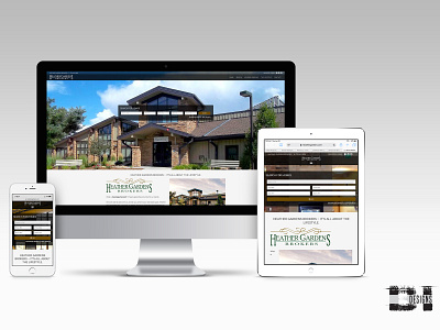 Heather Gardens Brokers graphic design ui uiux ux webdesign website website design