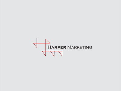 Harper Marketing art branding design designer flat icon illustration inspiration logo logo 2d logo a day logoconcept logodesigner logoideas logoinspire logoplace passion simple typography vector