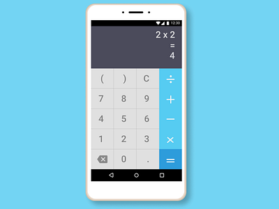 Daily UI Challenge #004: Calculator calculator design challenge ui ux