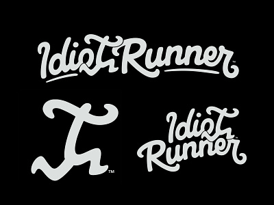 Idiot Runner logo and type