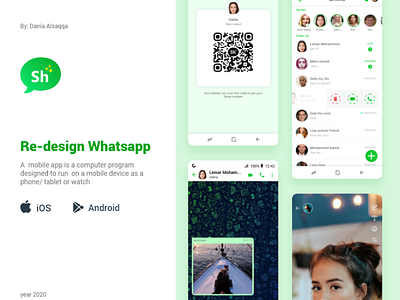 Whats App redesign android app design graphic design ios redesign ui uidesign ux vector whatsapp
