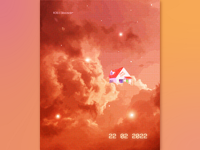 Daydream - 005 2d collage colorful design gradient graphic design nostalgia retrowave vaporwave