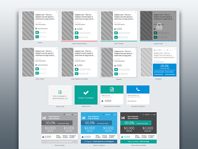 Automated Marketing App app front end ui ui dashboard ux