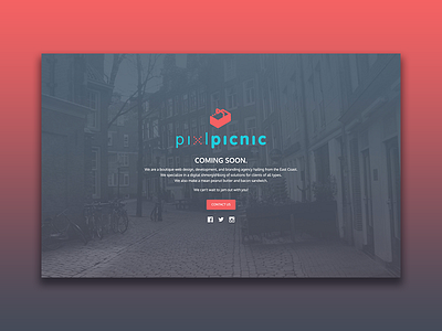 pixlpicnic Landing Page