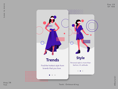 Fashion Concept - Onboarding