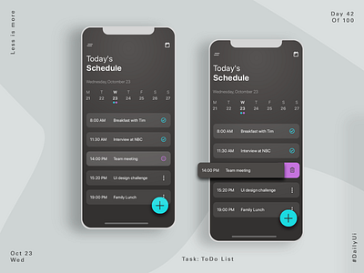 042 ToDo List App app app design app designer dailyui design list minimal product design product designer schedule to do to do app ui ui design uidesign ux ux ui ux design