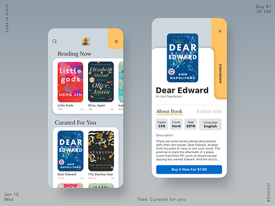 091 Book Store App 2020 book book store bookshop dailyui minimal product design ui uidesign ux