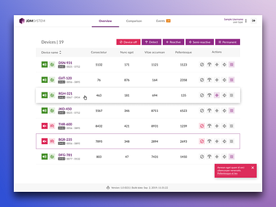 JDMsystems app brand branding concept design device management minimal ui uidesign uiux webapp webdesign