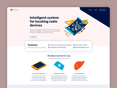Rradius website 1
