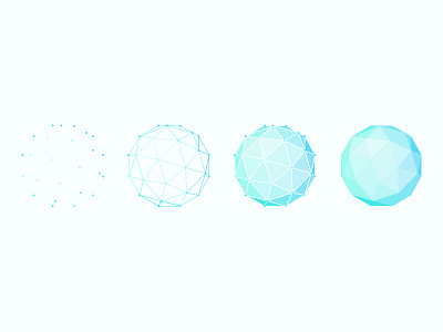 Low Poly Correlation 3d landing low poly planet polygon space sphere