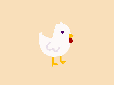 Cot Cot chicken farm illustration