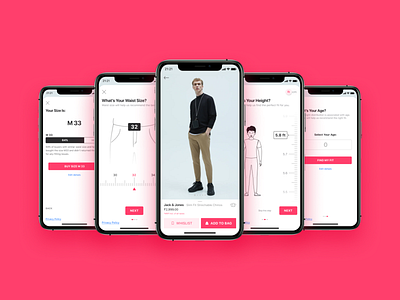 UX Concept Feature: Finding The Perfect Fit design online shopping ui ux ux concept