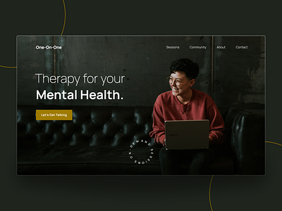 On-Demand Therapy For Mental Health Issues interface mental health mental health awareness therapy ui design uidesigner uidesignpatterns uiux uiuxdesigner uiuxinspiration userinterface webdesign webdesigninspiration website design