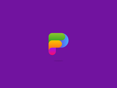P logo concept color concept creationy design icon logo logo p p p logo