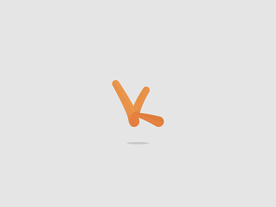 K logo concept concept creationy design icon k k logo logo logo k orange