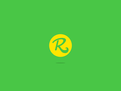 R logo concept concept creationy design green icon logo logo r r r logo yellow