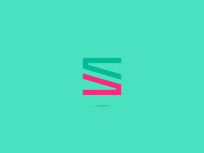 S logo concept blue concept creationy design geometric green icon logo logo s pink s s logo