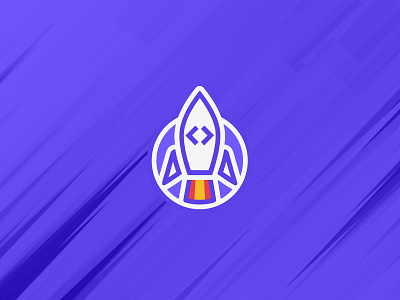 Formation Développeur Web creationy design formation fusée graphic design icon identity illustrator logo purple rocket web