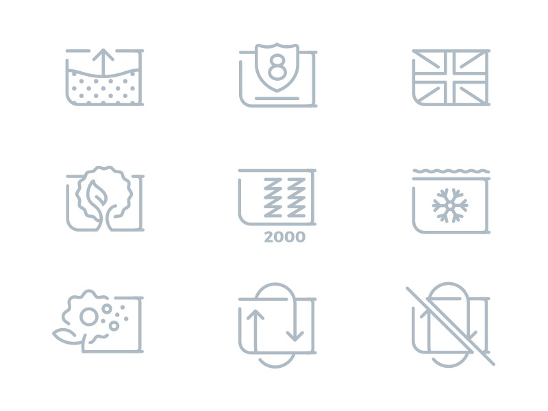 Mattress Icons illustration mattress icons icon