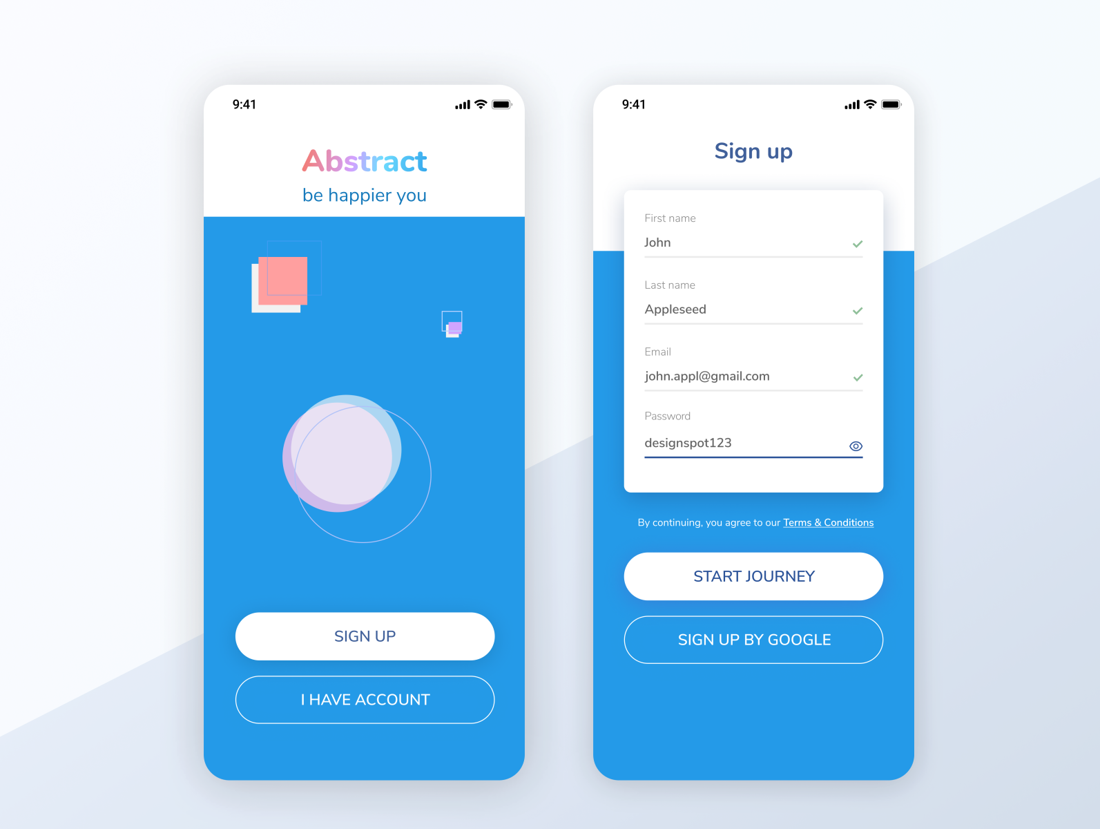 Abstract app by Aleksei Golovach on Dribbble