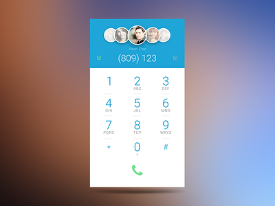 Day 003 Dial Pad daily ui daily100 day003 dial dial pad