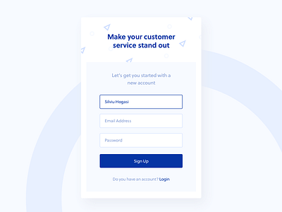 Sign Up dailyui login signup