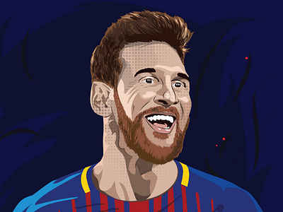 Vector Portrait Avatar Messi designs, themes, templates and ...