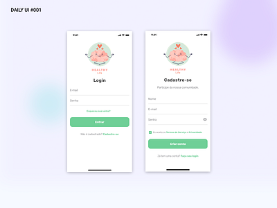 Daily UI #001 - Sign Up app daily 001 daily ui design mobile mobile ui sign up ui ux